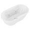Anzzi Freestanding Whirlpool and Air Jetted Tub, 71.25 L, 35.8 W, White, Acrylic, Center FT-AZ102 - alternate 2